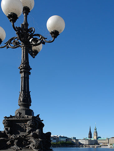 Foto Laterne und Binnenalster