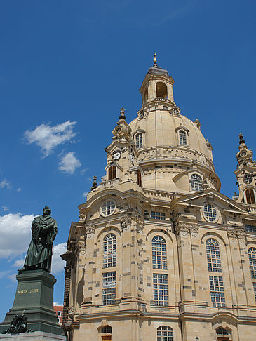 Foto Frauenkirche und Lutherdenkmal