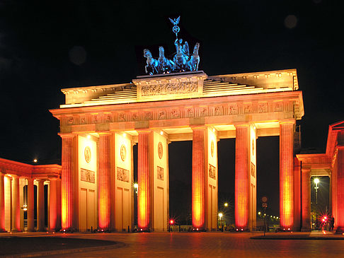 Foto Brandenburger Tor bei Nacht