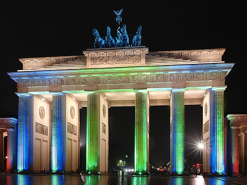 Foto Brandenburger Tor bei Nacht - Berlin