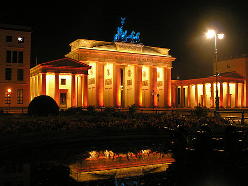 Pariser Platz bei Nacht Fotos