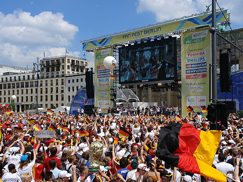 Leinwand und Fans