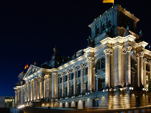 Foto Reichstag bei Nacht