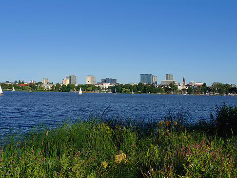 Fotos Blick nach Osten von der Außenalster