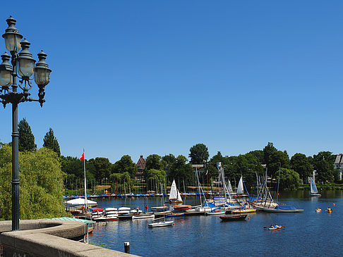 Bootsverleih und Hafen auf der Außenalster