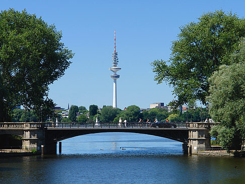 Fotos Schwanenwikbrücke und Heinrich-Hertz-Turm | Hamburg