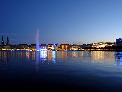 Binnenalster am Abend