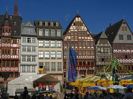 Foto Gerechtigkeitsbrunnen auf dem Römerberg - Frankfurt am Main