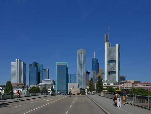 Skyline von Frankfurt Foto 