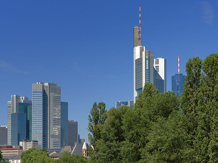 Skyline von Frankfurt Foto 