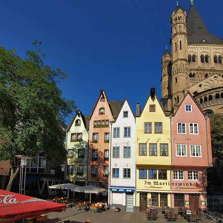 Groß St Martin hinter Fischmarkt