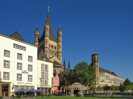 Foto Groß St Martin hinter Fischmarkt - Köln